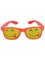 Red Framed Tongue Out Face Emoticon Emoji Novelty Glasses Costume Accessory